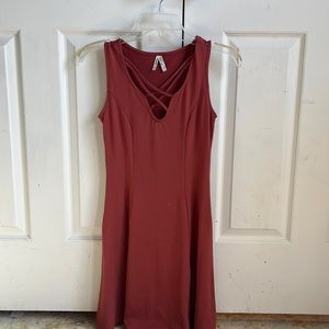 Juniors XS sleeveless burgundy dress